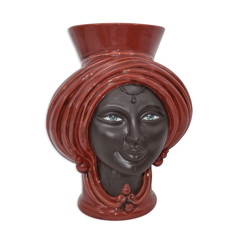 moors-head-female version-vase-holder-in-italian-ceramic